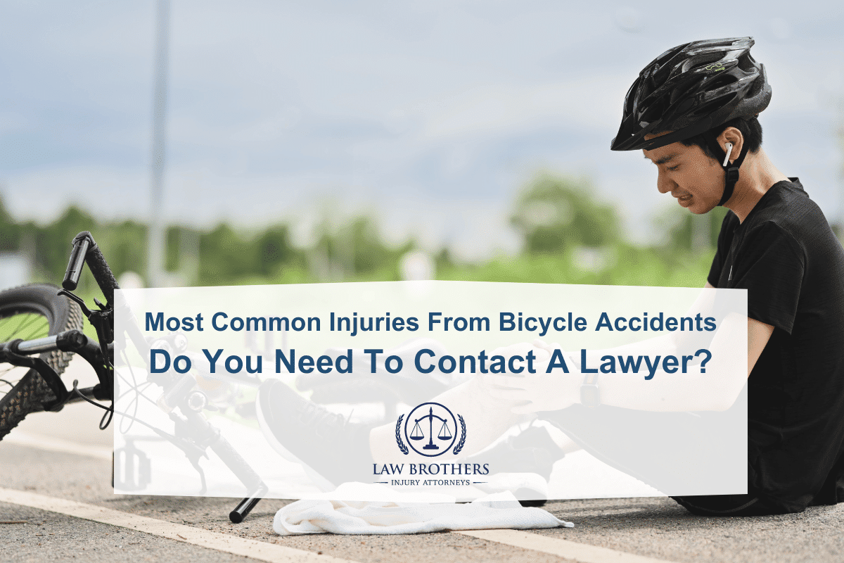 Most Common Injuries From Bicycle Accidents - Do You Need To Contact A Lawyer?