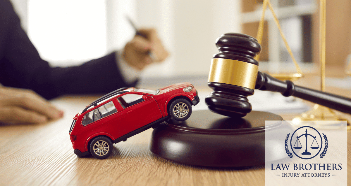 A car accident lawyer evaluating a case