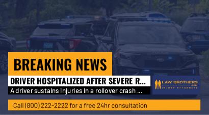 Driver Hospitalized After Rollover Crash in Placer County